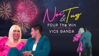 Noi amp Tuy FOUR The Win 4th Anniv Vlog  VICE GANDA [upl. by Lynnette251]