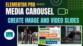 Elementor Media Carousel Widget  Create Image And Video Slides With Elementor Pro [upl. by Leicam]