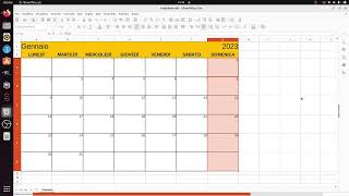 LibreOffice Calc 11 creare un calendario [upl. by Ginsburg]