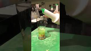 Appletini  mocktail mixologist drink mixology trendingshort shortsvideo TipsyBartender [upl. by Kcirdnek785]