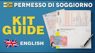 How to fill the kit for the permesso di soggiornoresidence permit modulo 1 [upl. by Enortna]