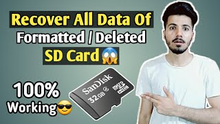 How To Recover Data From Formatted SD Card [upl. by Zaller166]