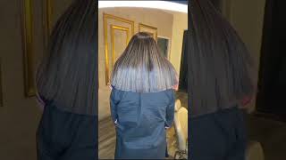 dye streaks dark brown bes with ash streakhair 💇‍♀cutmusicviralvedio [upl. by Goodman]