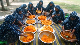 Taal Chira  Tal Palm Fruits Processing amp Cooking with Coconut  Tasty Village Food [upl. by Saint]