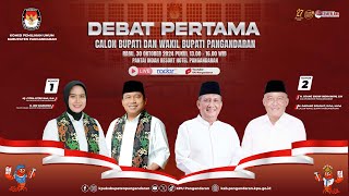 Live Debat Publik Antar Pasangan Calon Bupati dan Wakil Bupati Pangandaran Tahun 2024 [upl. by Acie]