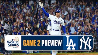 World Series Game 2 Preview Yankees vs Dodgers  Onfield Preview [upl. by Ecidnarb]