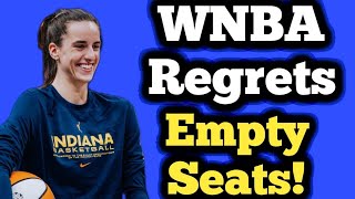 Regrets For WNBA Playoffs As Empty Seats Mark Caitlin Clarks Exit [upl. by Marinna]