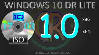 W10P DR Lite 6432bit Reducido Y Desatendido Para PCs Antiguos 1703 [upl. by Ebby]