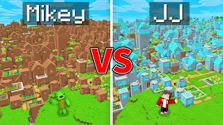 Mikey POOR Village vs JJ RICH Village Survival Battle in Minecraft Maizen [upl. by Anovahs47]