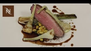 Michelin star chef Matt Gillan creates breast and confit leg of duck with coffee recipe [upl. by Ahseel783]