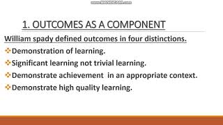 Art and Science of teaching Level 3  Components of OBE Curriculum Part 1 [upl. by Bella]