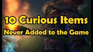 10 Curious Items Never Added To The Game [upl. by Eizzik]