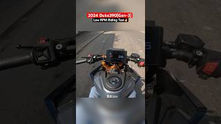 2024 Duke390 Low RPM Ride TestðŸ˜± duke390 2024duke390 [upl. by Nickolai]