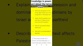 A free course by Amnesty International on Israeli Apartheid [upl. by Nitsruk]