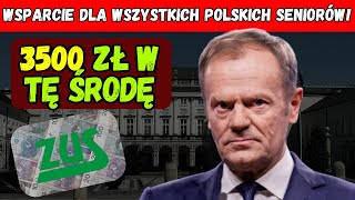 Świetna wiadomość W środę ZUS wypłaci emerytom 3500 zł – sprawdź jak je otrzymać [upl. by Otter]