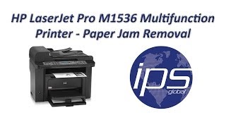 HP M1536  Paper Jam Removal [upl. by Yortal]