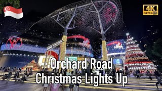 4K 🇸🇬 40 th Christmas On Agreat Street  Orchard Road ShineWalkingTour [upl. by Kowatch38]