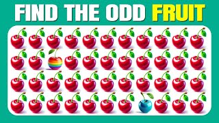 Find the ODD One Out  Fruit Edition 🍒🥑🍓 Easy Medium Hard  30 Ultimate Levels Quizzer Odin [upl. by Strang]