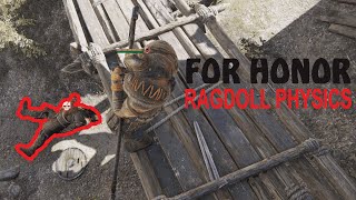 FOR HONOR  Ragdoll Physics Ledge Executions Ft Ruinous [upl. by Esiuqram]