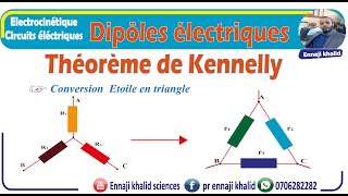 Théorème de Kennelly Conversion Etoile en triangle [upl. by Nahem]