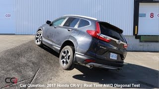 Real Time AWD Diagonal Test Honda CRV  The MOST complete review Part 68 [upl. by Jeanna]