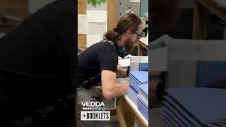 Saddle Stitch Bookbinding Process Revealed bookbinding heidelberg stitched printing [upl. by Hamann]