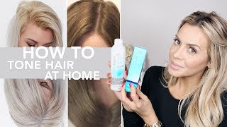 How to Professionally Tone Hair At Home [upl. by Ahsilram]