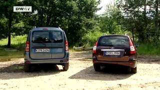 Dacia Logan MCV vs Lada Priora Wagon  Motor mobil [upl. by Levania]