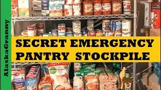 Secret Emergency PantryWhat Do I Stockpile [upl. by Harli530]