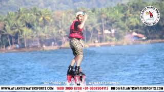 Flyboarding in Goa I Flyboarding in India I Thrilling water sports activity in Goa [upl. by Leasi]