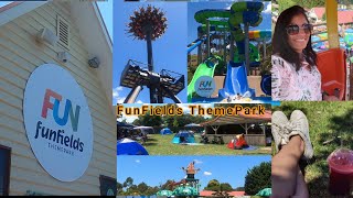 Best Theme Park victoria  Funfields Theme Park  All Water Slides amp Many more  Eat Fun amp Ride 😘 [upl. by Heilman]