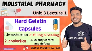 Hard gelatin capsules  production of hard gelatin capsule  filling and sealing  capsules unit 3 [upl. by Euqcaj685]