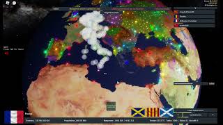 Forming the Franco British Union Part 4 Roblox Rise Of Nations [upl. by Allveta]