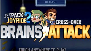 Jetpack Joyride Brains Attack Soundtrack and Gameplay [upl. by Mae]