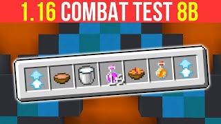 Minecraft 1162 Combat Test Snapshot 8B  Faster Liquid Foods Damage Calculation Changes [upl. by Grimaldi]