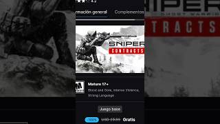 Sniper Contracts gratis en epic games x tiempo limitado epicgamesstore noticiasgamers shotergame [upl. by Dreda644]