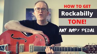 HOW TO GET GREAT ROCKABILLY  ROCK N ROLL GUITAR TONE with ANY delay pedal ANY amp and ANY guitar [upl. by Zebedee]