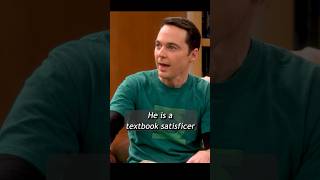 Textbook Satisficer shorts tvserial sheldoncooper thebigbangtheory leonard [upl. by Cassy]