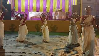 SISIRE SISIRE SARODO AKASHE Performed by students of ONKAR DANCE ACADEMY [upl. by Ahsekad55]