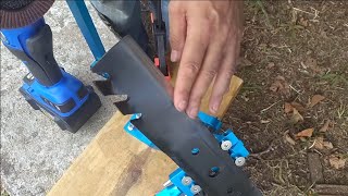 Sharpen Your Lawn Mower Blades in 60 Seconds with Seesii Jig [upl. by Barraza]