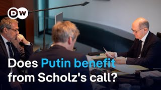 Why the Kremlin welcomes the call from German Chancellor Scholz  DW News [upl. by Akihsan]