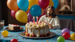 Graceful Gathering JesusThemed Cake and Festive Blessings Celebration [upl. by Dranreb]