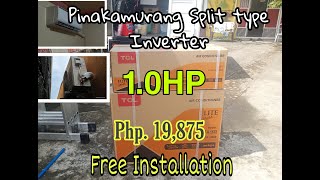 Installation of aircon  TCL 10hp split type inverter 2020 model [upl. by Elora]