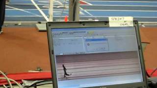 RealTime FinishLynx PhotoFinish Capture  2009 Nike Indoor Nationals [upl. by Dalis620]