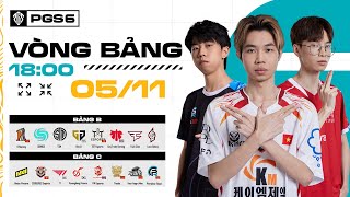 🏆PUBG Global Series 6 Vòng Bảng  B vs C CES TDT NAVI PeRo T1 GEN FAZE 4AM DAY 17 [upl. by Nolaj]