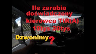 Doświadczony kierowca TIRA szuka pracy Ile zarobi 20tys [upl. by Lucienne]