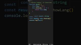 JavaScript How new Instance work in javascript javascriptinterview [upl. by Finah]