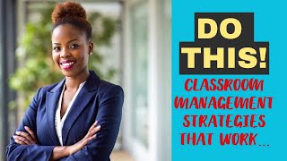 Classroom Strategies You MUST Use [upl. by Suiddaht]