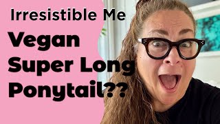 Affordable amp Vegan Super Long Ponytail Install nyc hair newyork irresistiblemehair [upl. by Nrubloc114]