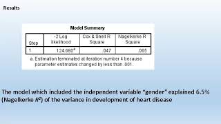 Simple Binomial Logistic regression in SPSS for categorical independent variable [upl. by Harras740]